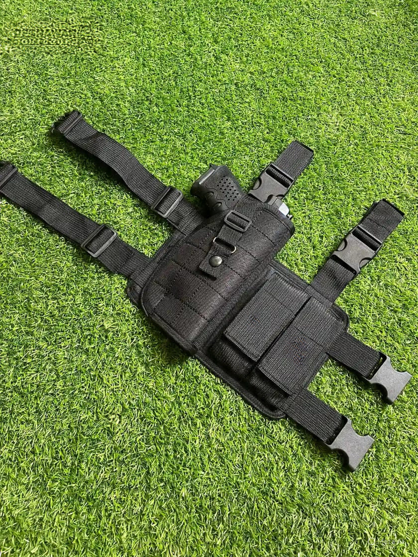 Adjustable Thigh Holster with Bonus Silicon Grip – Perfect for Active Use