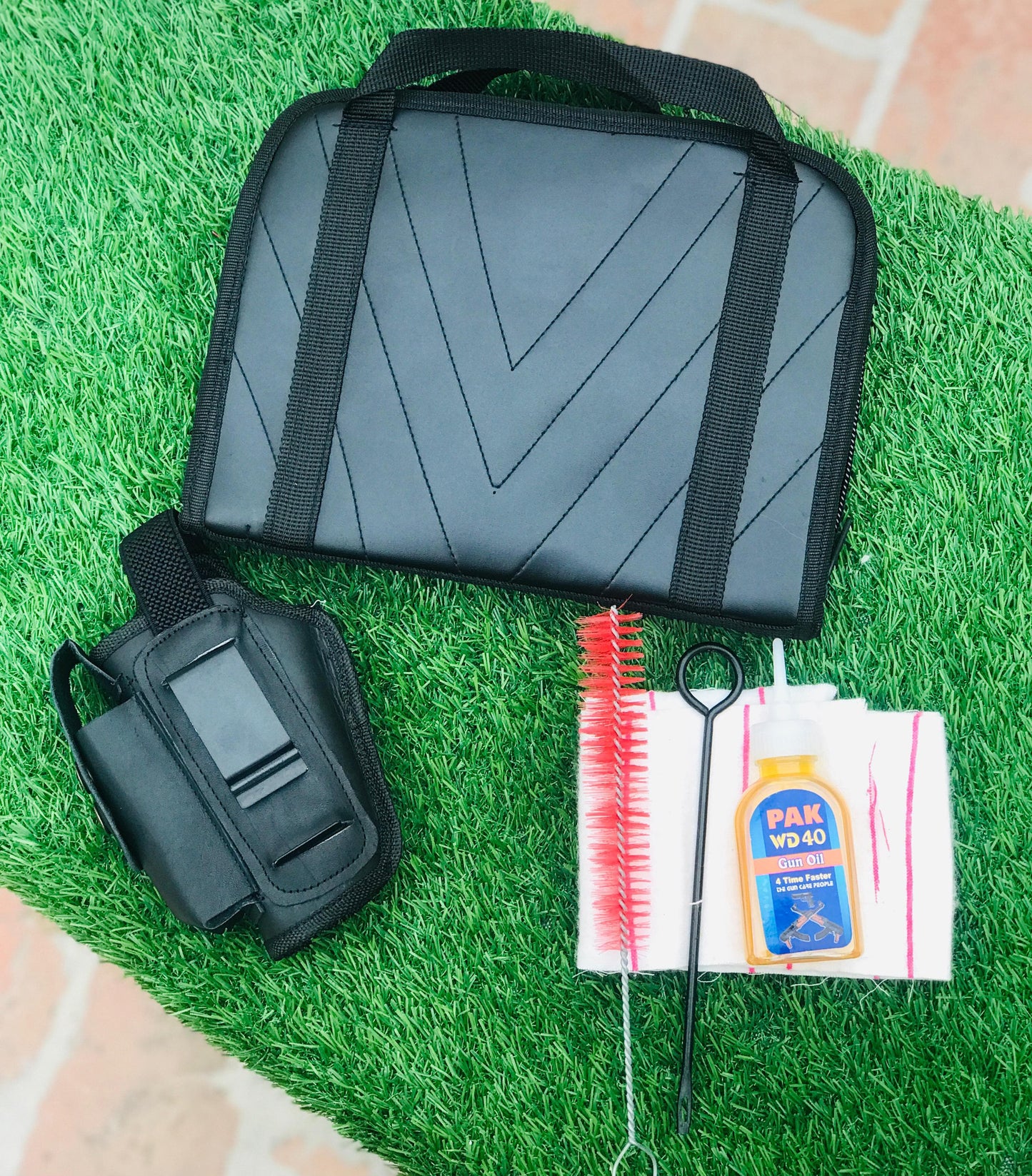 Complete Package: Bag, Pouch With Free Cleaning Kit