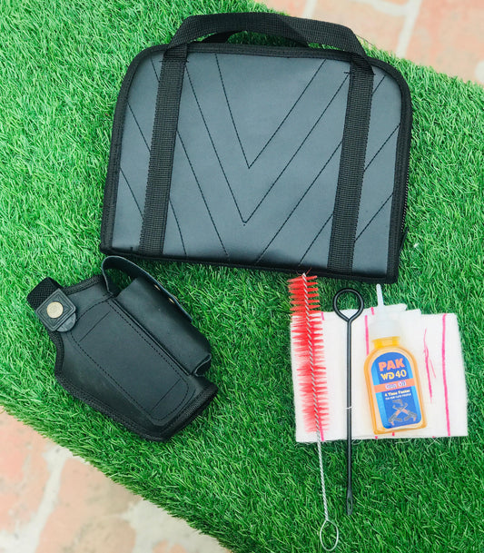Complete Package: Bag, Pouch With Free Cleaning Kit