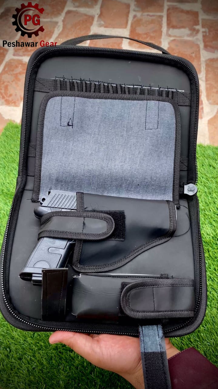 PU Leather Universal Pstol Bag + FREE Cleaning Kit!🔥🎯
